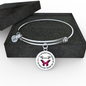 Butterflies Are The Heaven Sent Kisses Of An Angel Pendant Necklace (Circle) - Freedom Look