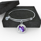 Butterfly Necklace And Bangle With Personalized Message - Freedom Look