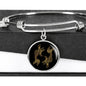 Luxury Pisces Zodiac Star Sign Bangle