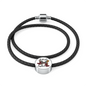 Butterfly Fashion Woven Double-Braided Real-Leather Charm Bracelet - Freedom Look
