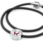 Butterflies Are The Heaven Sent Kisses Of An Angel Woven Double-Braided Real-Leather Charm Bracelet (Circle) - Freedom Look