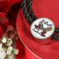 Butterfly Fashion Woven Double-Braided Real-Leather Charm Bracelet - Freedom Look