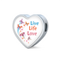 Life Life Love Woven Double-Braided Real-Leather Charm Bracelet - Freedom Look