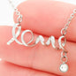 Message Box & Necklace For Wife, Husband To Wife Special Anniversary Gift - Scripted Love