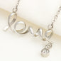 Message Box & Necklace For Wife, Husband To Wife Special Anniversary Gift - Scripted Love