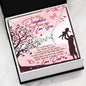 Dad To Daughter - You're Not Alone Baby Girl Message Box - "Love" Pen Necklace