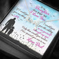 Message Box & Necklace For Daughter, Dad To Daughter Special Birthday Gift