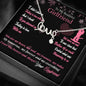 Boyfriend To Girlfriend Forever & Always Yours Message - "Love" Pen. Necklace
