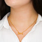 Message Box & Necklace For Wife, Husband To Wife Special Anniversary Gift - Scripted Love