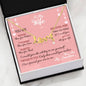 Message Box & Necklace For Wife, Husband To Wife Special Anniversary Gift - Scripted Love