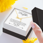 To My Daughter From Dad There For You Special Girl - Scripted Love Necklace