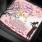 Dad To Daughter - You're Not Alone Baby Girl Message Box - "Love" Pen Necklace