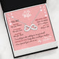 Message Box & Necklace For Wife, Husband To Wife Special Anniversary Gift