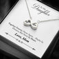 Gift To My Daughter From Mom Together Forever Never Apart (Infinity <3 Necklace)