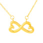 Gift To My Daughter From Mom Together Forever Never Apart (Infinity <3 Necklace)