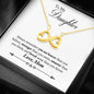 Mom To Daughter Gift, Braver Stronger Smarter Message Box + Infinity <3 Necklace