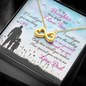 Message Box With 5 Different Necklaces For Every Daughter From Dad, Perfect Thank You Present Gift From Father - Inf. <3