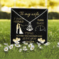 Personalized Message Box & Necklace For Wife, Anniversary Gift From Husband