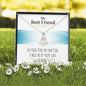 Friendship Day Gift, Friend Always By Your Side Message Box + Necklace (Anchor)