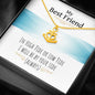 Friendship Day Gift, Friend Always By Your Side Message Box + Necklace (Anchor)