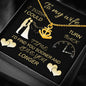 Personalized Message Box & Necklace For Wife, Anniversary Gift From Husband