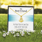 Friendship Day Gift, Friend Always By Your Side Message Box + Necklace (Anchor)
