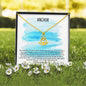 Friendship Day Gift, Best Friend Forever Message Box + Necklace (Anchor)