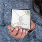 Happy Birthday Friend - Message Box Heart Pendant Necklace