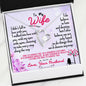 Husband To Wife Anniversary Gift, Lifetime Together Heart Pendant Necklace