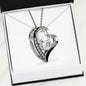 Mother's Day Necklace with Flowers and Lovely Message Card