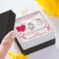 Best Sister Lovely Chrismas Birthday Gift - Message Box Heart Pendant Necklace
