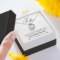 Son To Mom Mother's Day Sweetest Gift Message Box + Heart Pendant Necklace