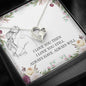 I Love You Girlfriend Wife Gift - Message Box Heart Pendant Necklace