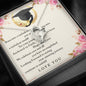 Graduation Gift from Mom Dad - Message Box Heart Pendant Necklace