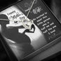 Mother's and Wife Gift - Message Box Heart Pendant Necklace