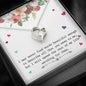 To My Wife Girlfriend Lovely - Message Box Heart Pendant Necklace