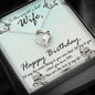 Best Wife Birthday Gift - Message Box Heart Pendant Necklace