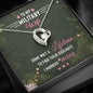 Military Wife Necklace- Military Wife pendant gifts for Army, Navy, Air Force
