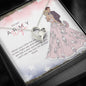 To my Army Wife from Husband Lovely - Message Box Heart Pendant Necklace