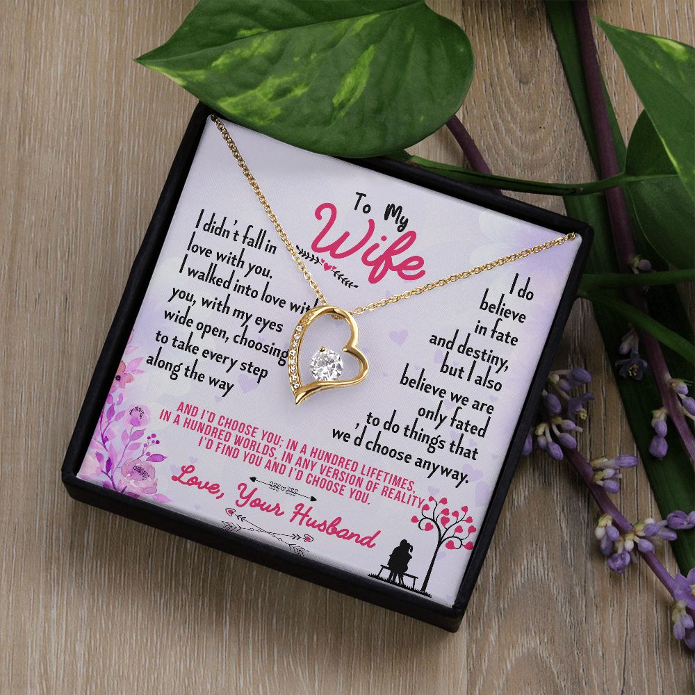 Husband To Wife Anniversary Keychain