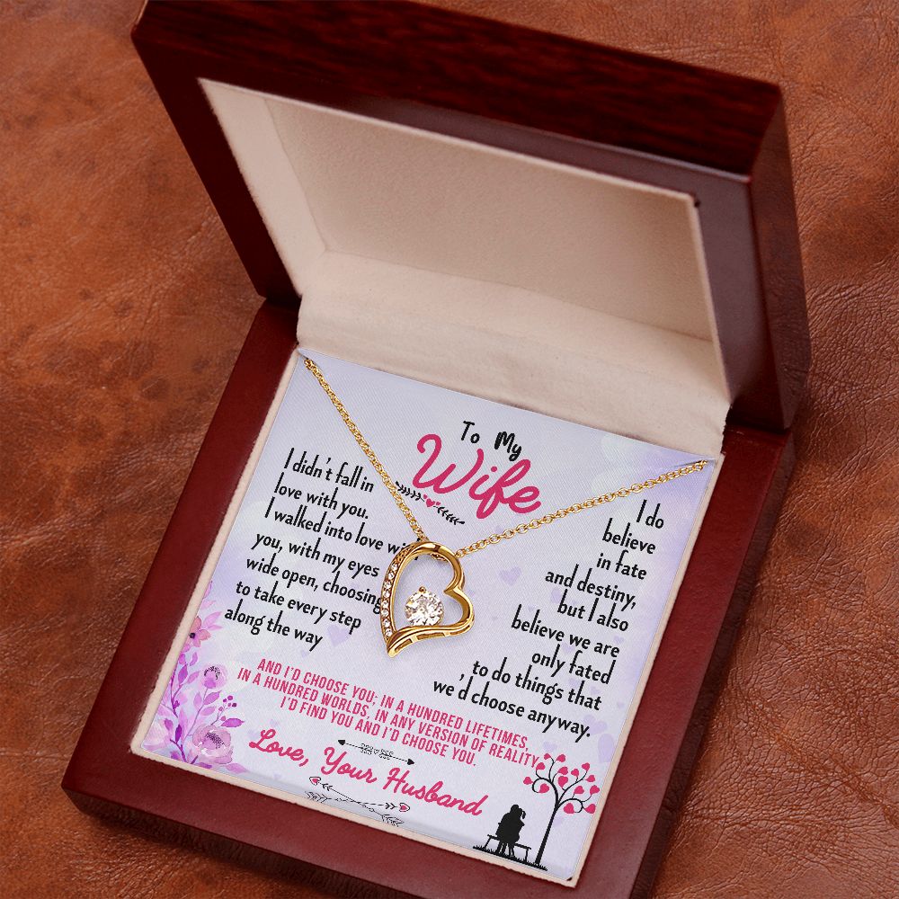 Husband To Wife Anniversary Keychain