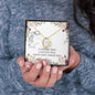 I Love You Girlfriend Wife Gift - Message Box Heart Pendant Necklace