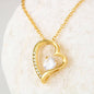 Mother's Day Gift - Mom Closes Person To Heart Necklace with Lovely Message Card