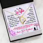 Husband To Wife Anniversary Gift, Lifetime Together Heart Pendant Necklace
