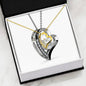 Mother's Day Necklace with Flowers and Lovely Message Card