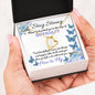 Stay Strong - Edge Of Difficulty - He Will Teach You How To Fly Heart Pendant Necklace