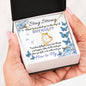 Stay Strong - Edge Of Difficulty - He Will Teach You How To Fly Heart Pendant Necklace