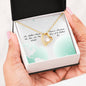 Mother's Day Gift - Mom Heart Necklace - Nowhere Else I'd Rather Be Lovely Message Card
