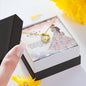 To my Army Wife from Husband Lovely - Message Box Heart Pendant Necklace
