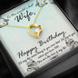 Best Wife Birthday Gift - Message Box Heart Pendant Necklace